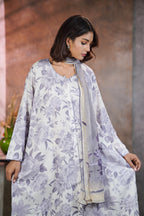 Printed Floral Abaya