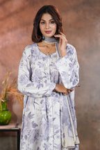 Printed Floral Abaya
