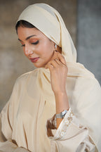 Classical Beige Abaya