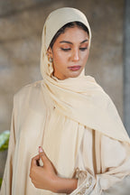 Classical Beige Abaya