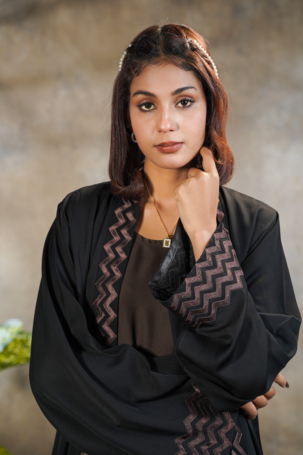 Classical Black Abaya