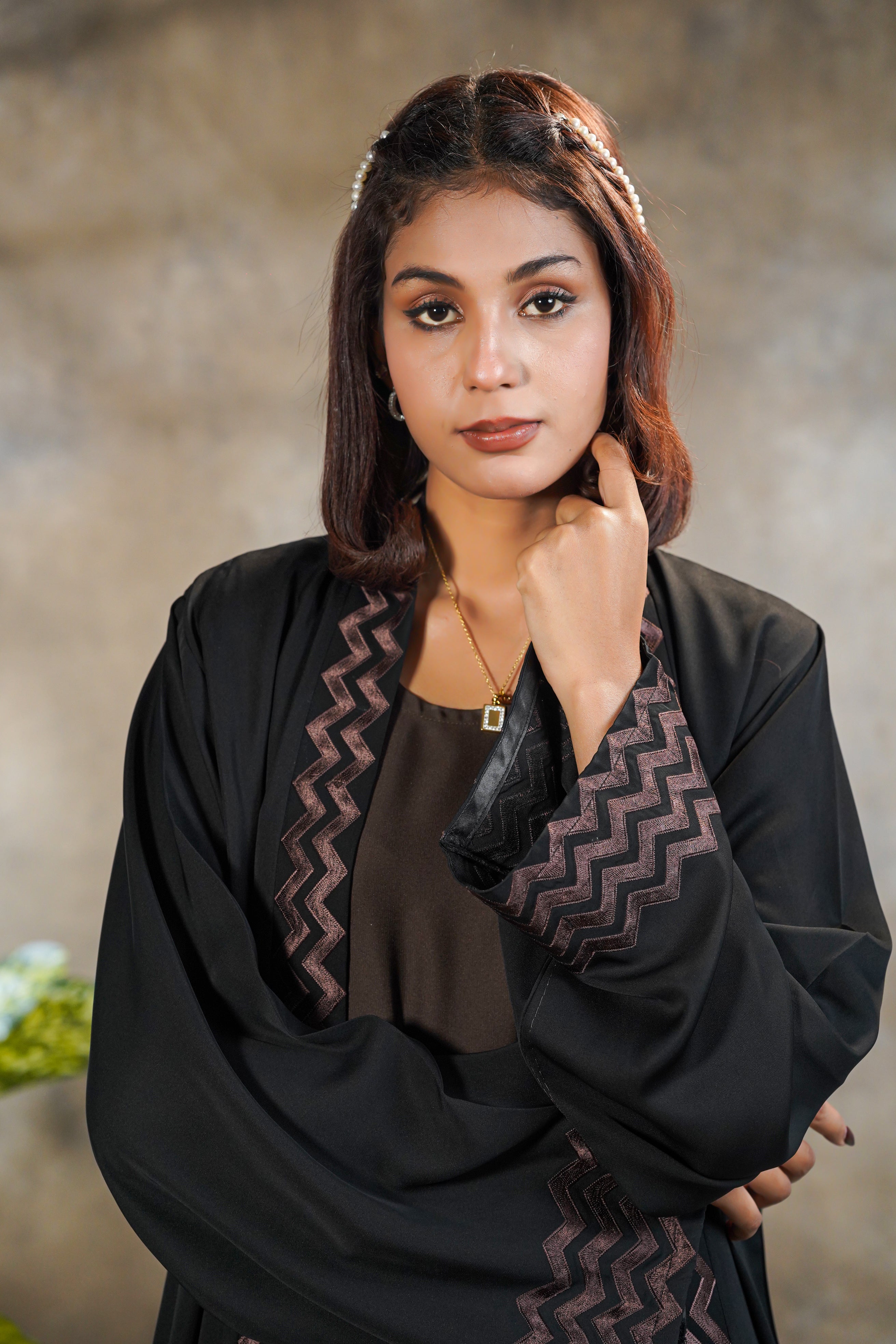 Classical Black Abaya