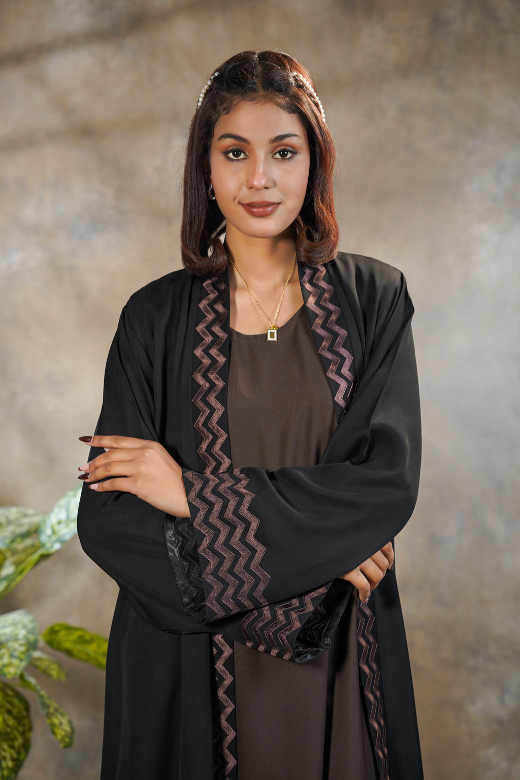 Classical Black Abaya