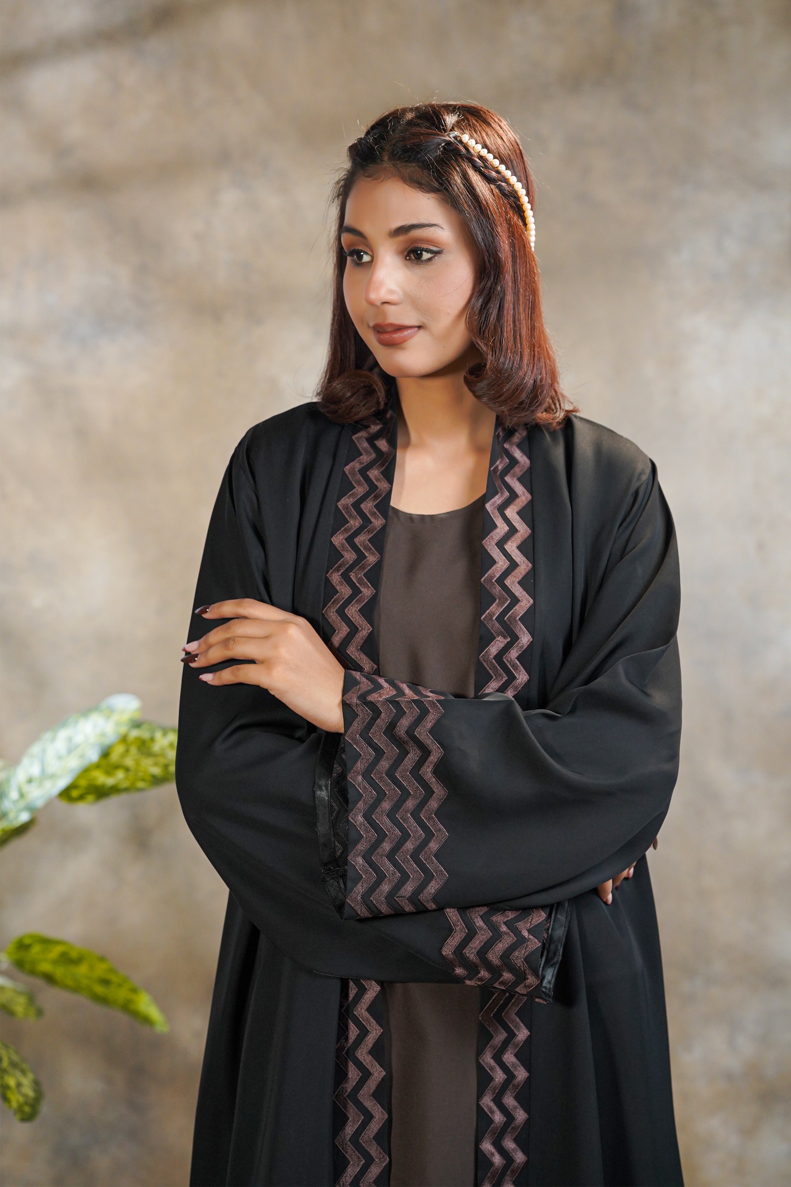 Classical Black Abaya