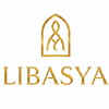 Gold logo with the word 'LIBASYA' on a white background
